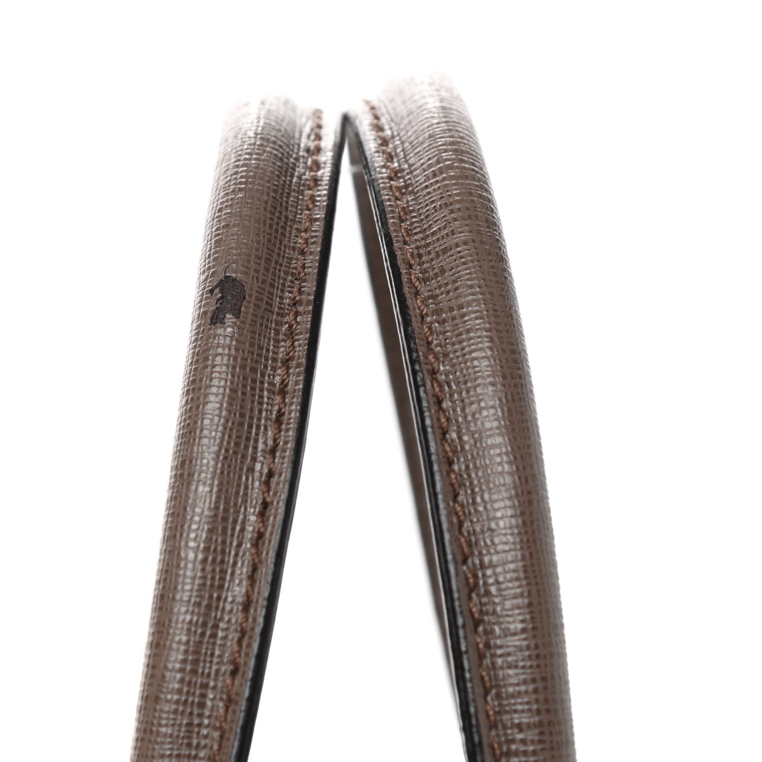 Fendi Vitello Elite Flamingo Petite 2Jours Tote Seppia 9 of 11
