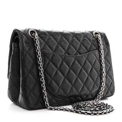 Chanel Aged Calfskin Quilted 2.55 Reissue 225 Flap Black 3 of 11