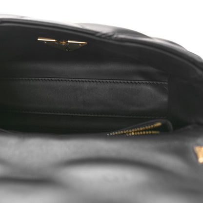 Louis Vuitton Lambskin Malletage Top Handle GO-14 MM Bleu Marine 6 of 10