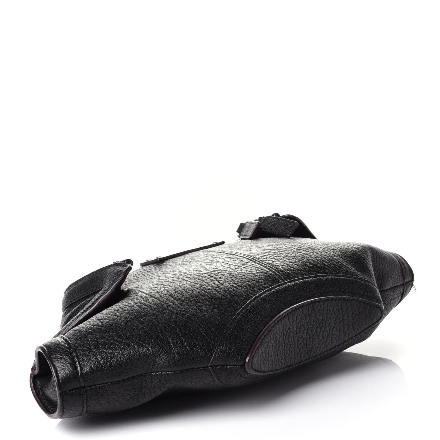 Calfskin De Manta Clutch Black