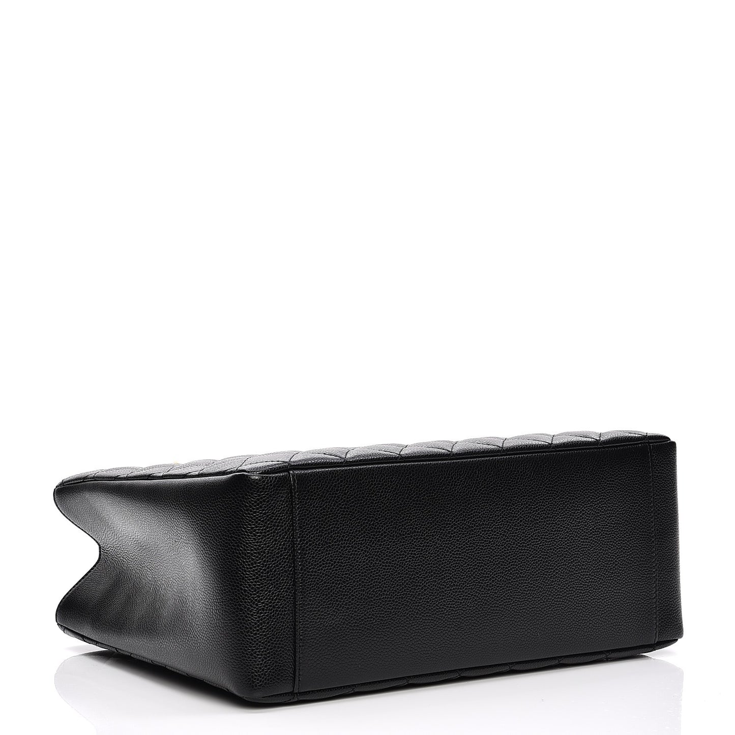 Caviar Quilted Grand Shopping Tote GST Black
