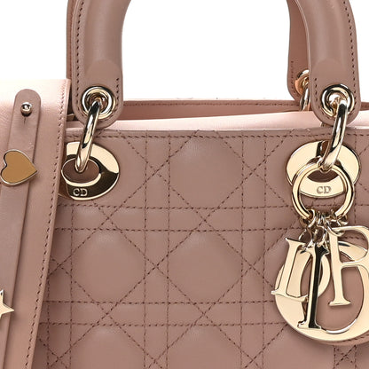 Christian Dior Lambskin Cannage Small My ABCDior Lady Dior Fard 5 of 10
