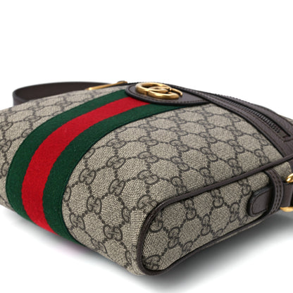 Gucci GG Supreme Monogram Web Small Ophidia Messenger Bag Brown 11 of 11