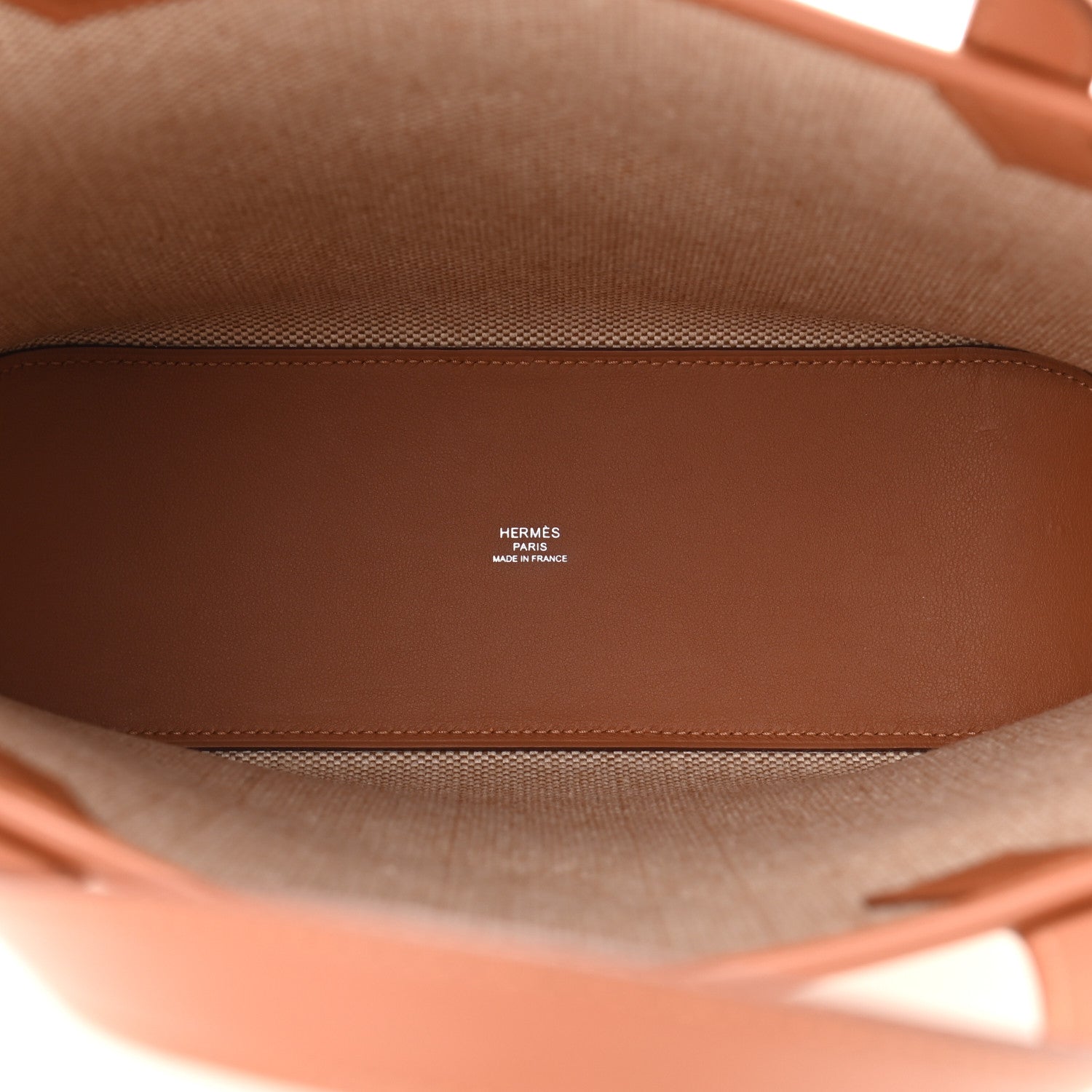 Hermes Swift Toile H Cabas H En Biais 27 Ecru Naturel Gold 5 of 11