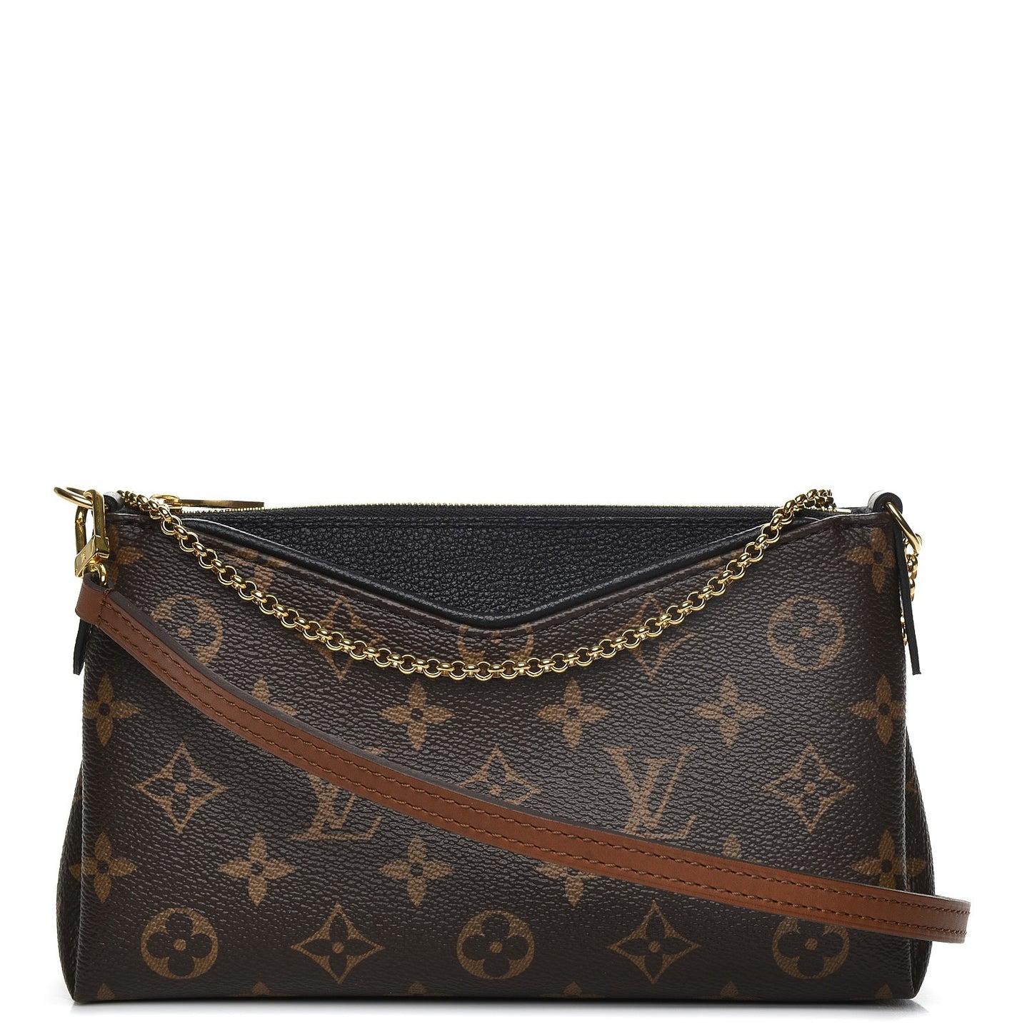 Monogram Pallas Clutch Black