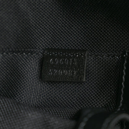 Gucci GG Supreme Monogram Azalea Calfskin Retro Interlocking G Large Duffle Bag Black Grey 6 of 12