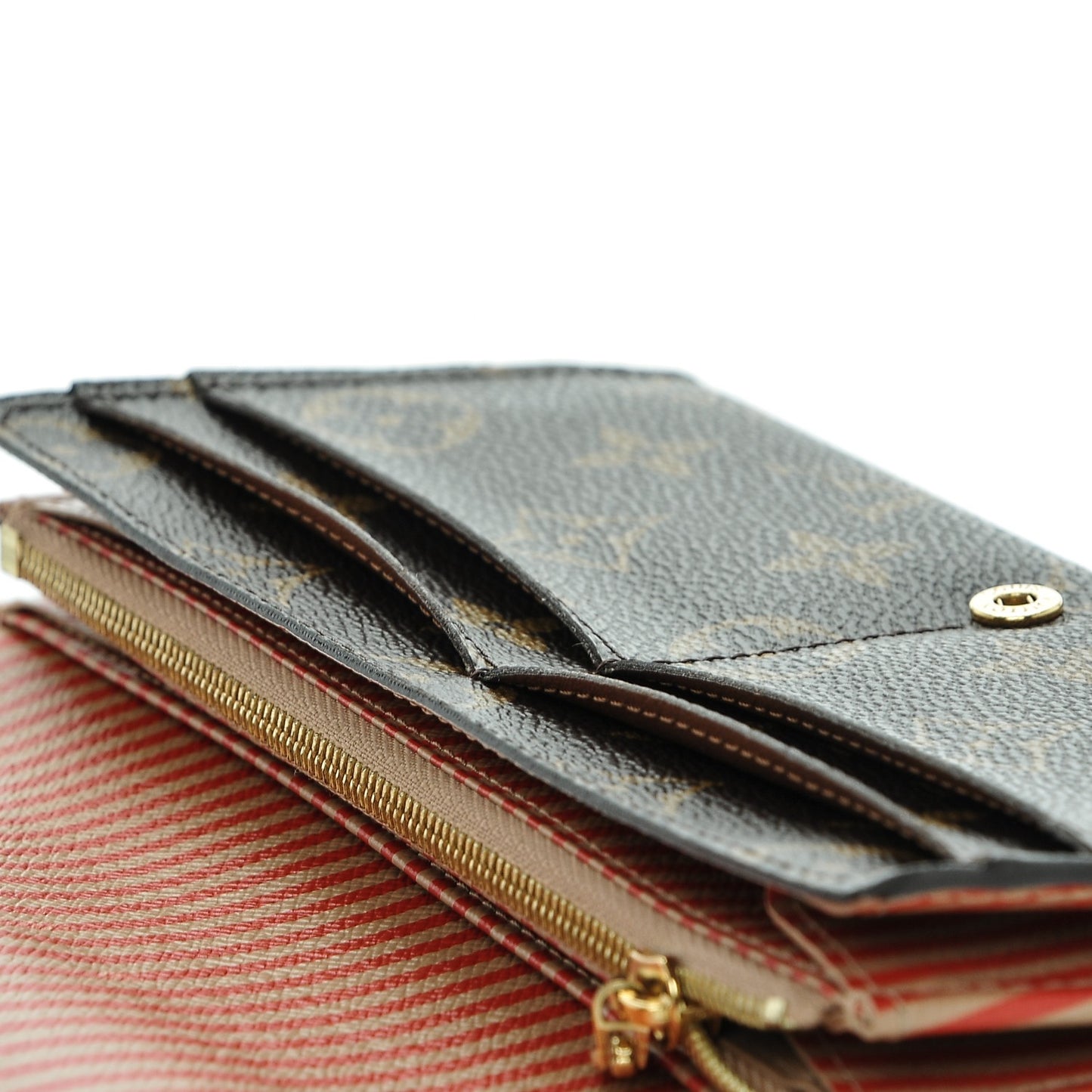 Monogram Trunks and Locks Sarah Wallet