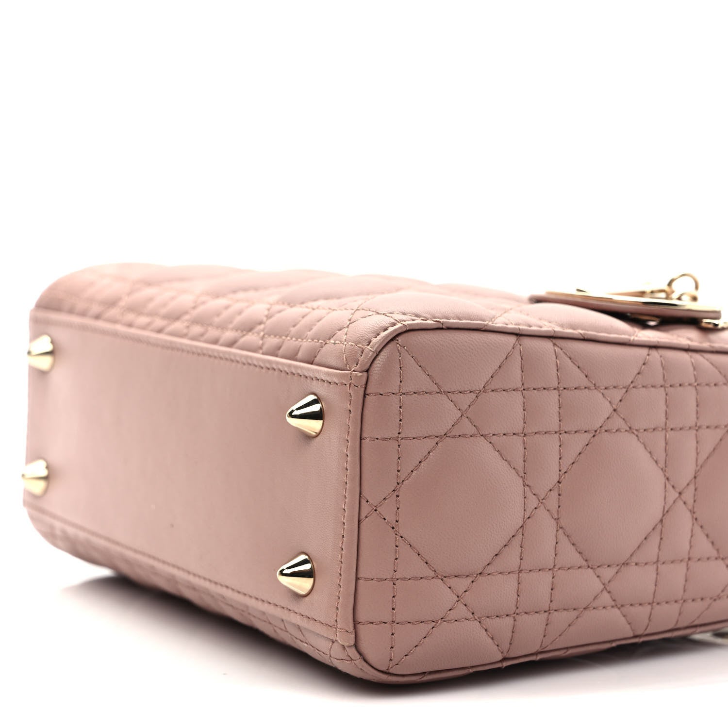 Christian Dior Lambskin Cannage Small My ABCDior Lady Dior Fard 8 of 8