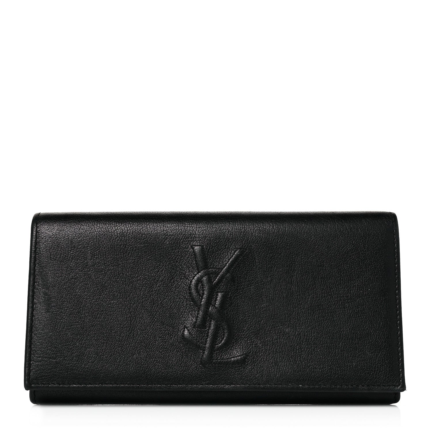 Saint Laurent Chevre Belle De Jour Flap Wallet Black 1 of 9