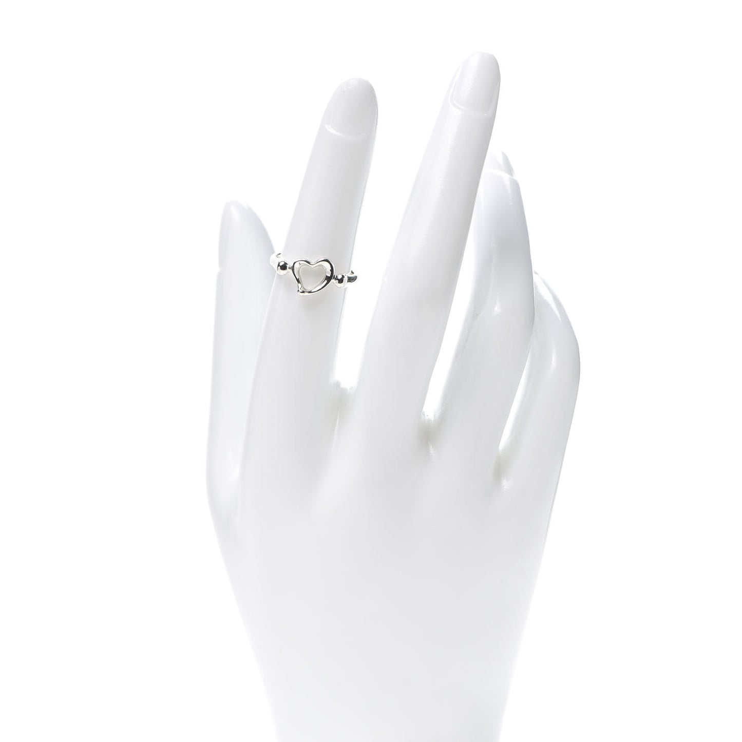 Sterling Silver Elsa Peretti Open Heart Ring 50 5.5