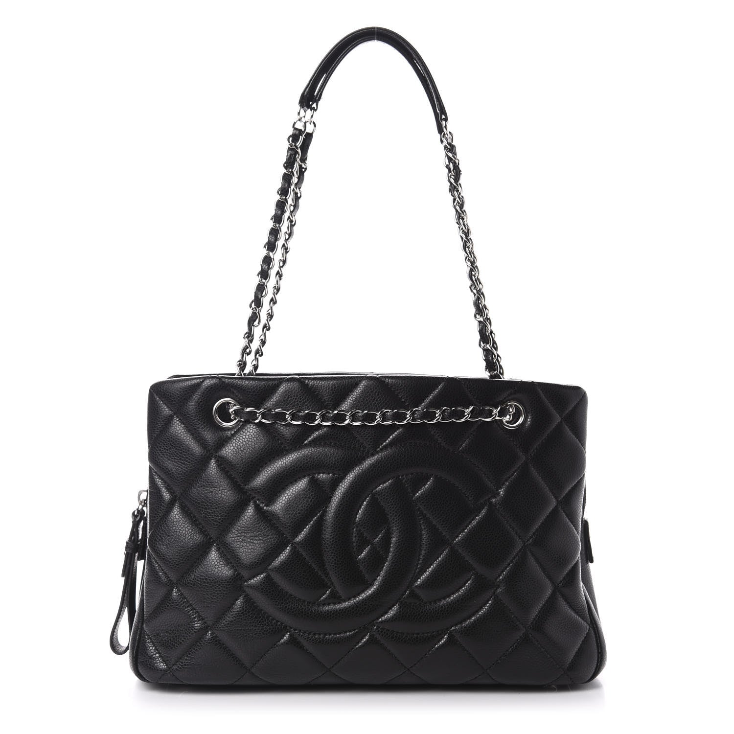 Chanel Caviar Quilted Timeless CC Soft Tote Black 1 of 14