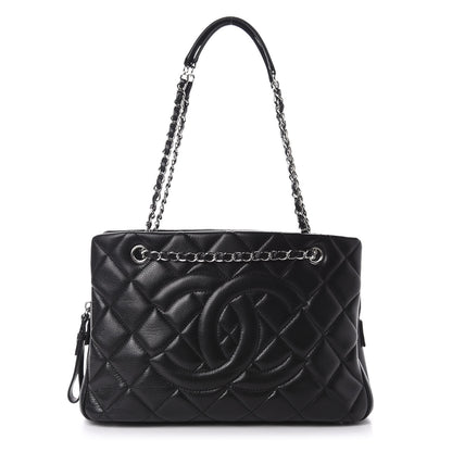 Chanel Caviar Quilted Timeless CC Soft Tote Black 1 of 14