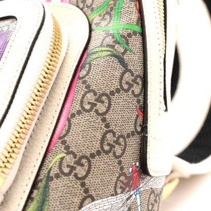 Gucci GG Supreme Monogram Flora Web Small Ophidia Day Backpack White 13 of 13