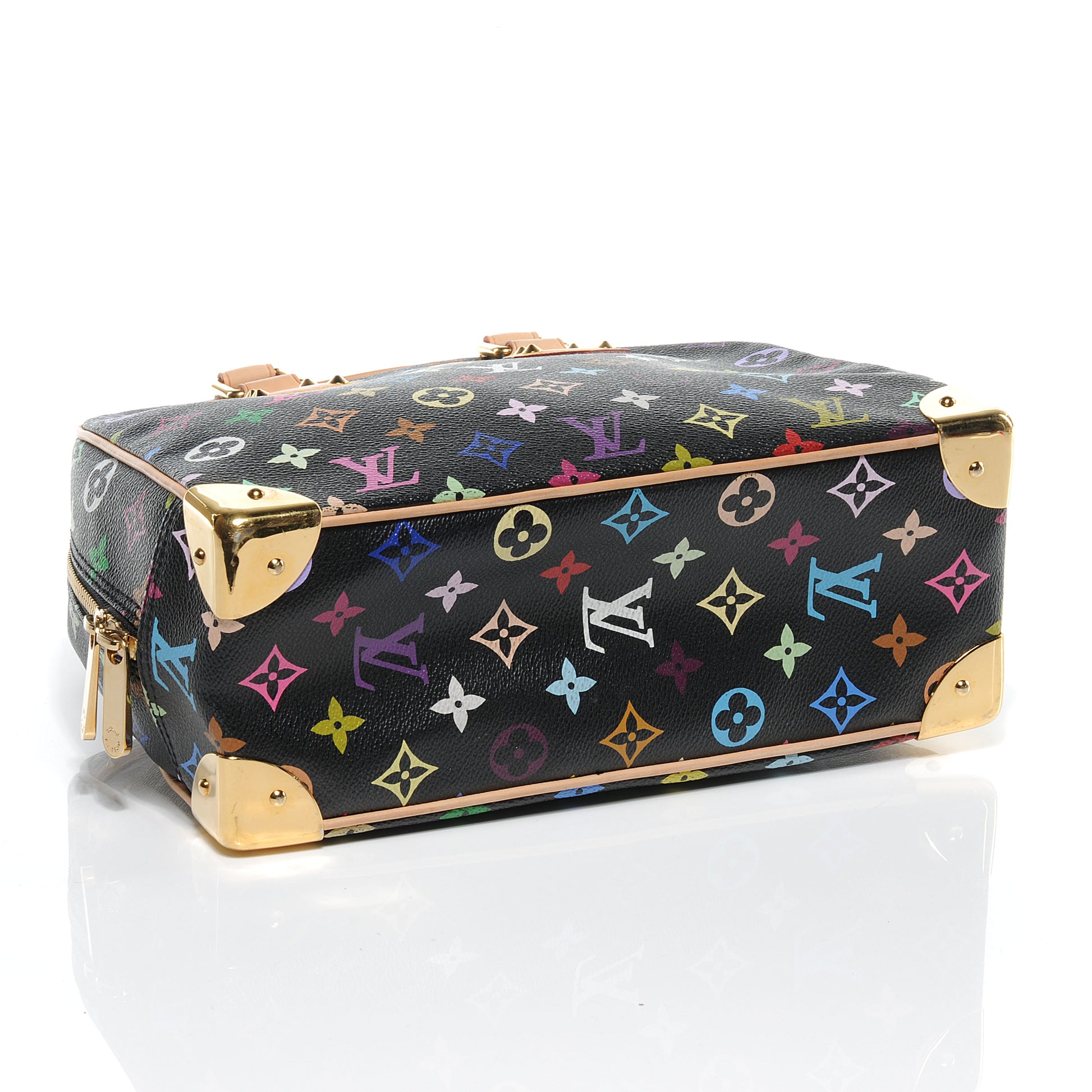 Louis Vuitton Monogram Multicolor Trouville Black 4 of 7