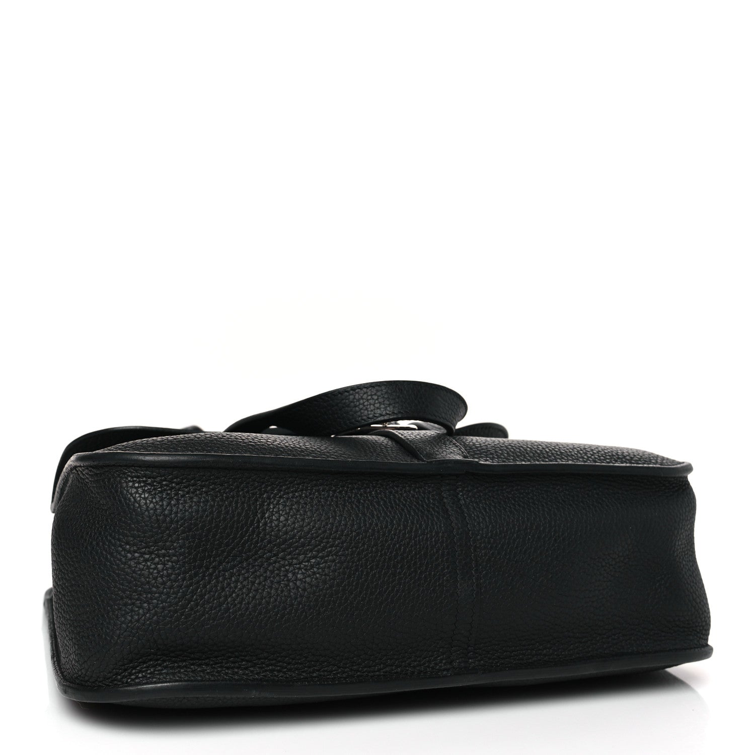 Hermes Taurillon Clemence Halzan 31 GM Black 4 of 10