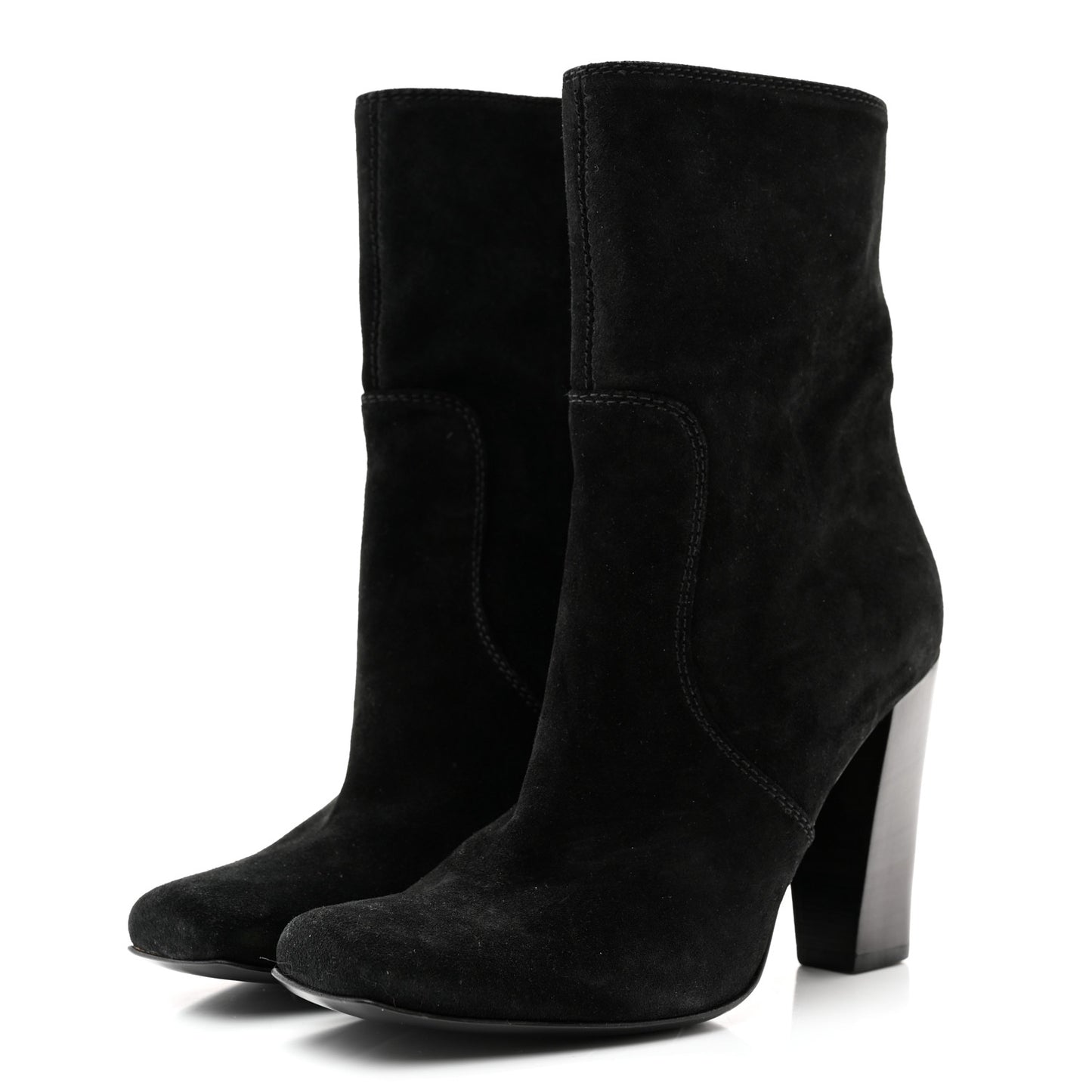 Suede Ankle Boots 38.5 Black