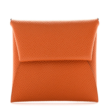 Hermes Epsom Bastia Verso Coin Purse Orange Celeste 1 of 8