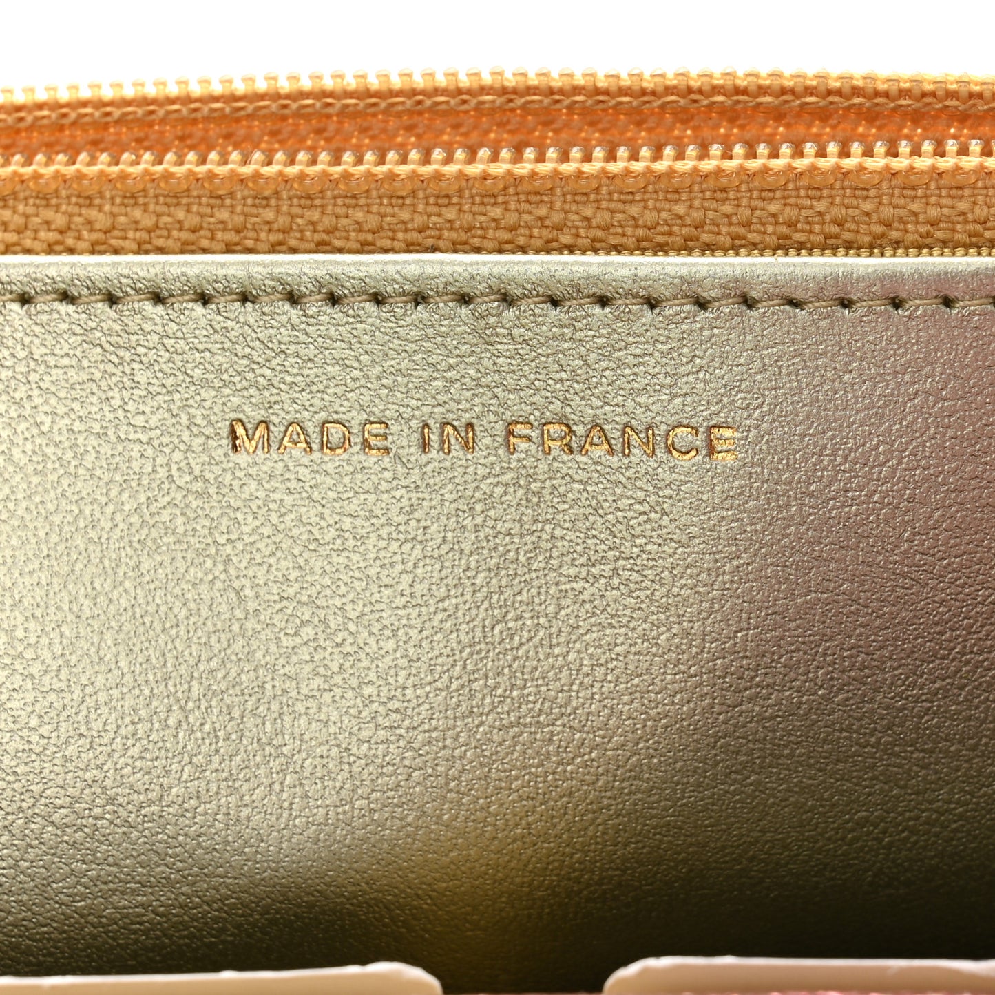 Metallic Goatskin Quilted 2.55 Reissue Wallet on Chain WOC Multicolor