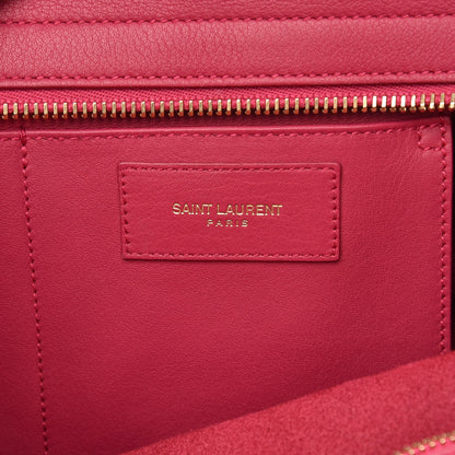 Saint Laurent Calfskin Small Classic Y Cabas Fuchsia 7 of 9
