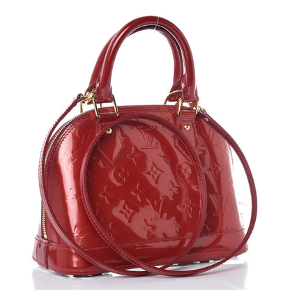 Louis Vuitton Vernis Alma BB Pomme D'Amour 4 of 8
