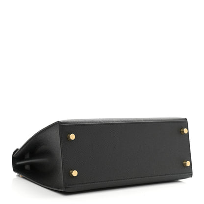Hermes Epsom Kelly Sellier 25 Black 4 of 12