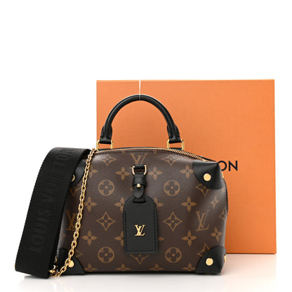 Louis Vuitton Monogram Petite Malle Souple Black 10 of 10