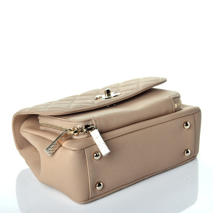 Chanel Caviar Quilted Medium Business Affinity Flap Beige 4 of 10