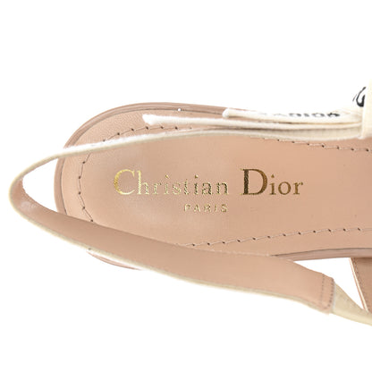 Christian Dior Patent Ribbon J'Adior Slingback 65mm Pumps 40 Nude 6 of 8