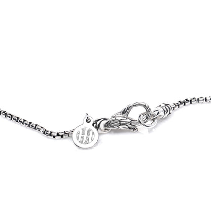 John Hardy Sterling Silver Classic Chain Graduated Pendant Necklace 3 of 3
