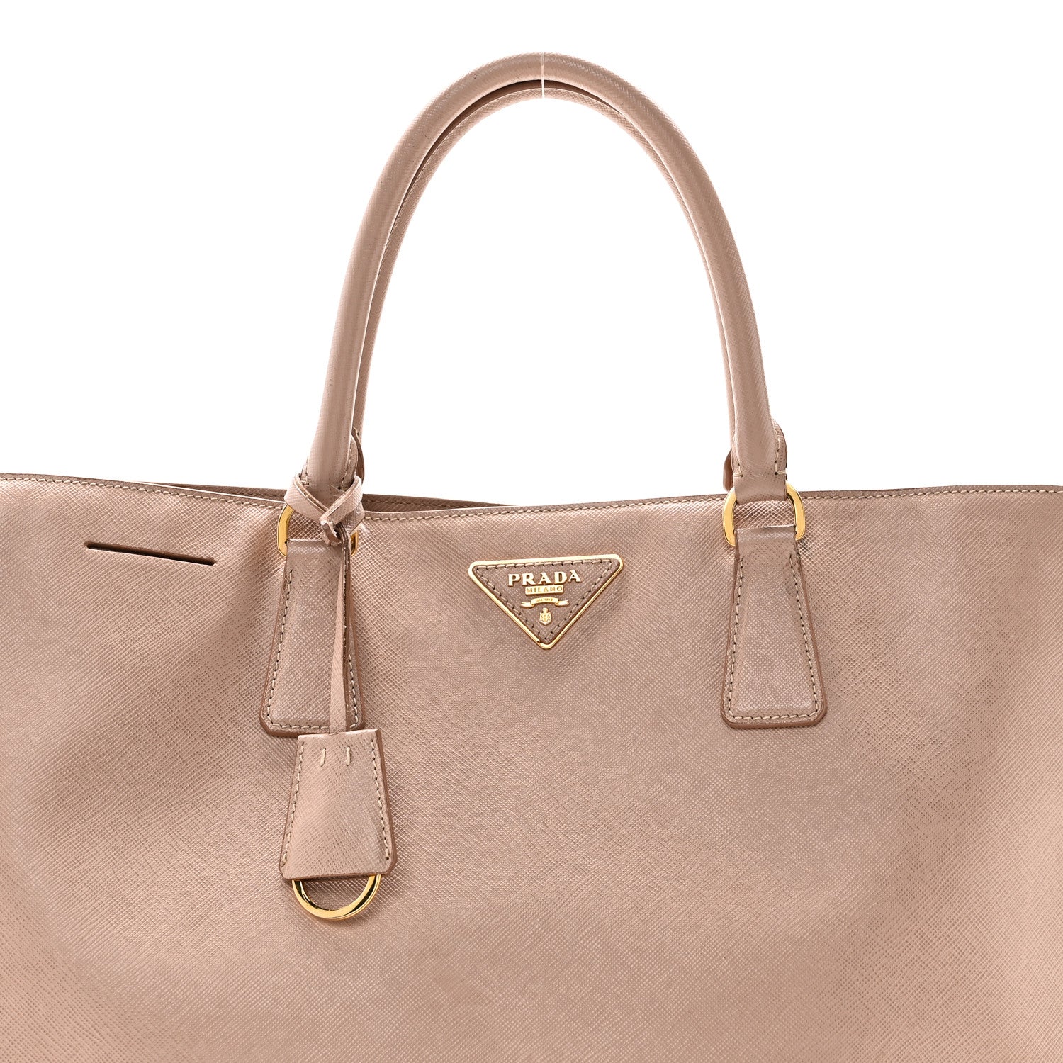 Prada Saffiano Lux Large Tote Cammeo 8 of 11