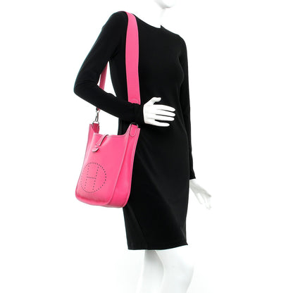 Hermes Epsom Evelyne III PM Rose Tyrien 2 of 7