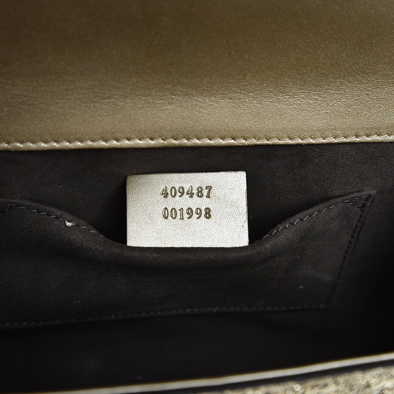 Gucci Galassia Small Padlock Shoulder Bag Platino 7 of 10