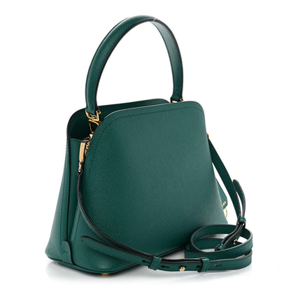 Prada Saffiano Cuir Small Matinee Tote Mango 3 of 9