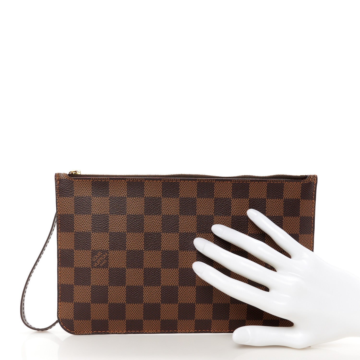 Louis Vuitton Damier Ebene Neverfull MM GM Pochette 2 of 8
