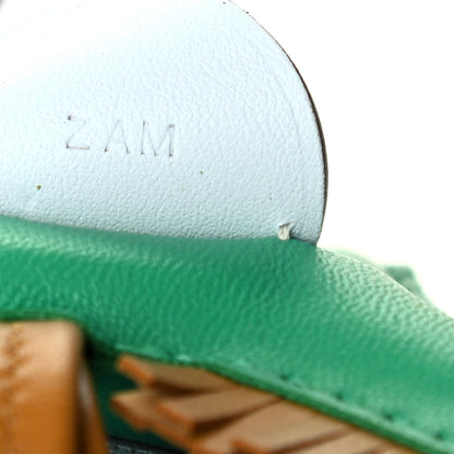 Hermes Milo Lambskin Grigri Rodeo Pegase Horse Bag Charm PM Menthe Sesame Bleu Brume 3 of 5