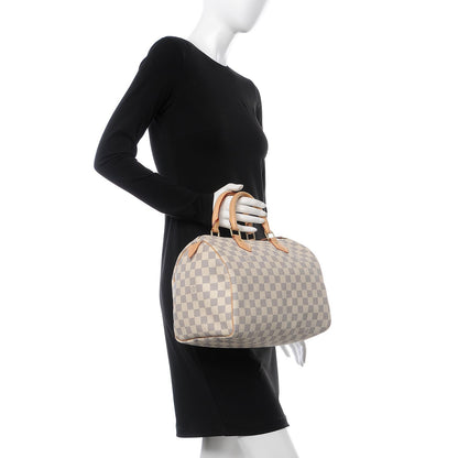 Louis Vuitton Damier Azur Speedy 30 2 of 10