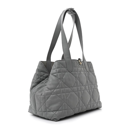 Christian Dior Calfskin Macrocannage Medium Toujours Grey 4 of 14