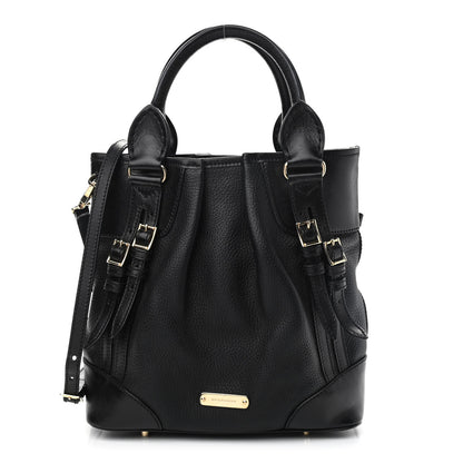 Burberry Calfskin Medium Whipstitch Tote Black 1 of 10