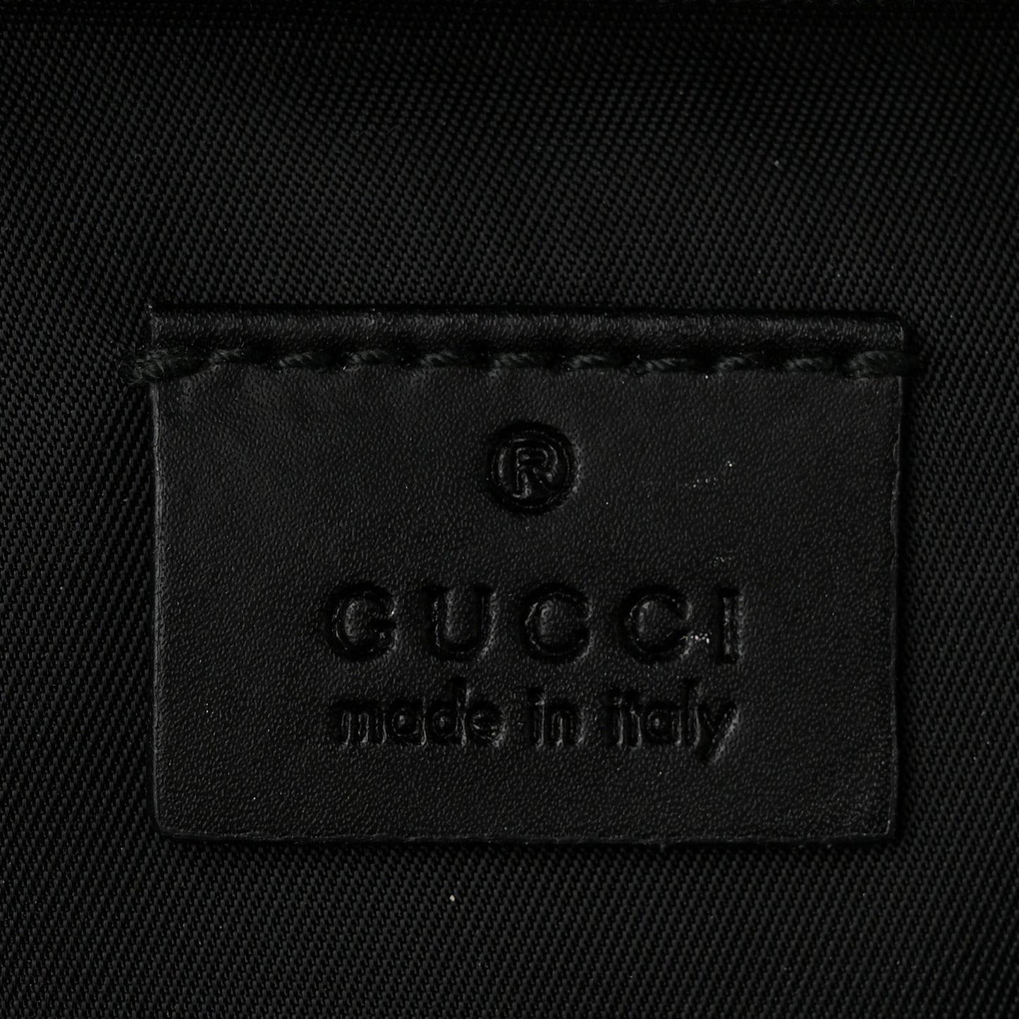 GG Supreme Monogram Web Belt Bag Black