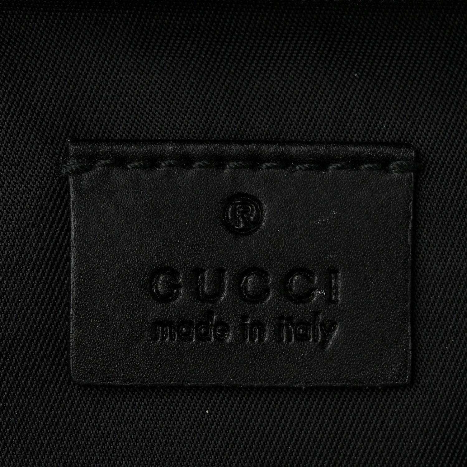 Gucci GG Supreme Monogram Web Belt Bag Black 6 of 11