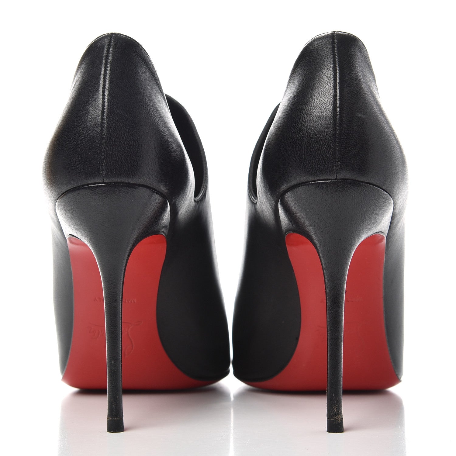 Christian Louboutin Nappa Dugueclina 100 Ankle Booties 37 Black 7 of 10