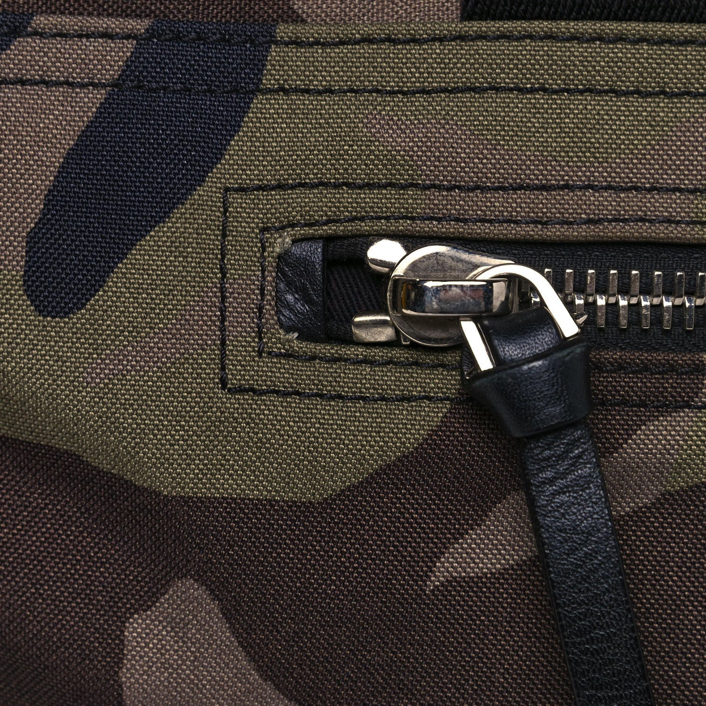 Nylon Camo Pandora Convertible Backpack Green Multicolor