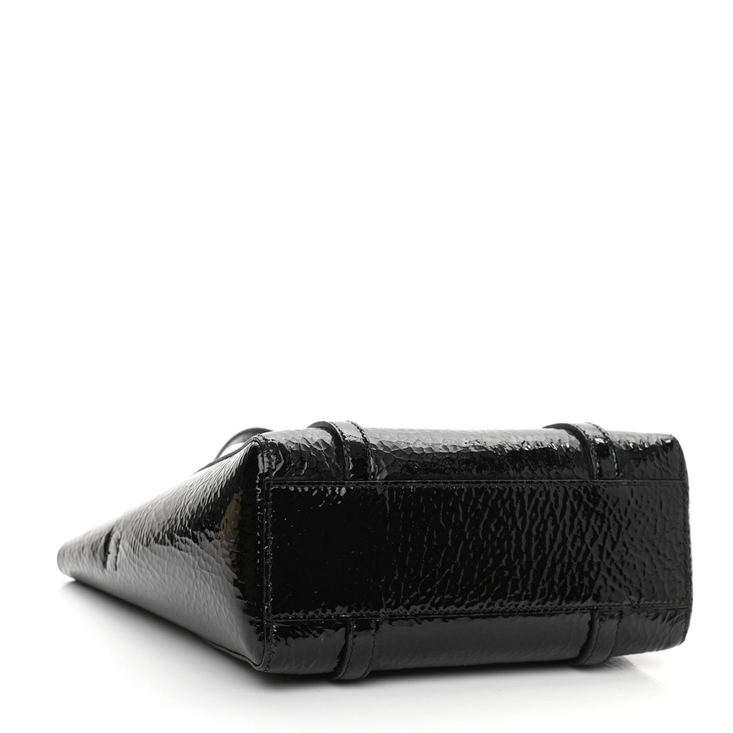 Balenciaga Textured Patent Calfskin XXS Everyday Tote Black 7 of 31