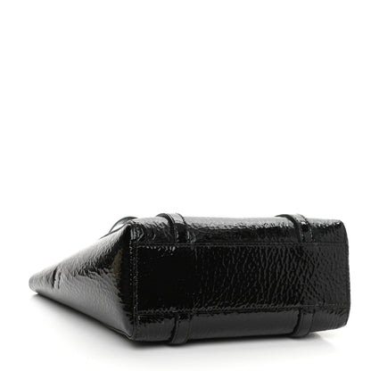 Balenciaga Textured Patent Calfskin XXS Everyday Tote Black 7 of 31