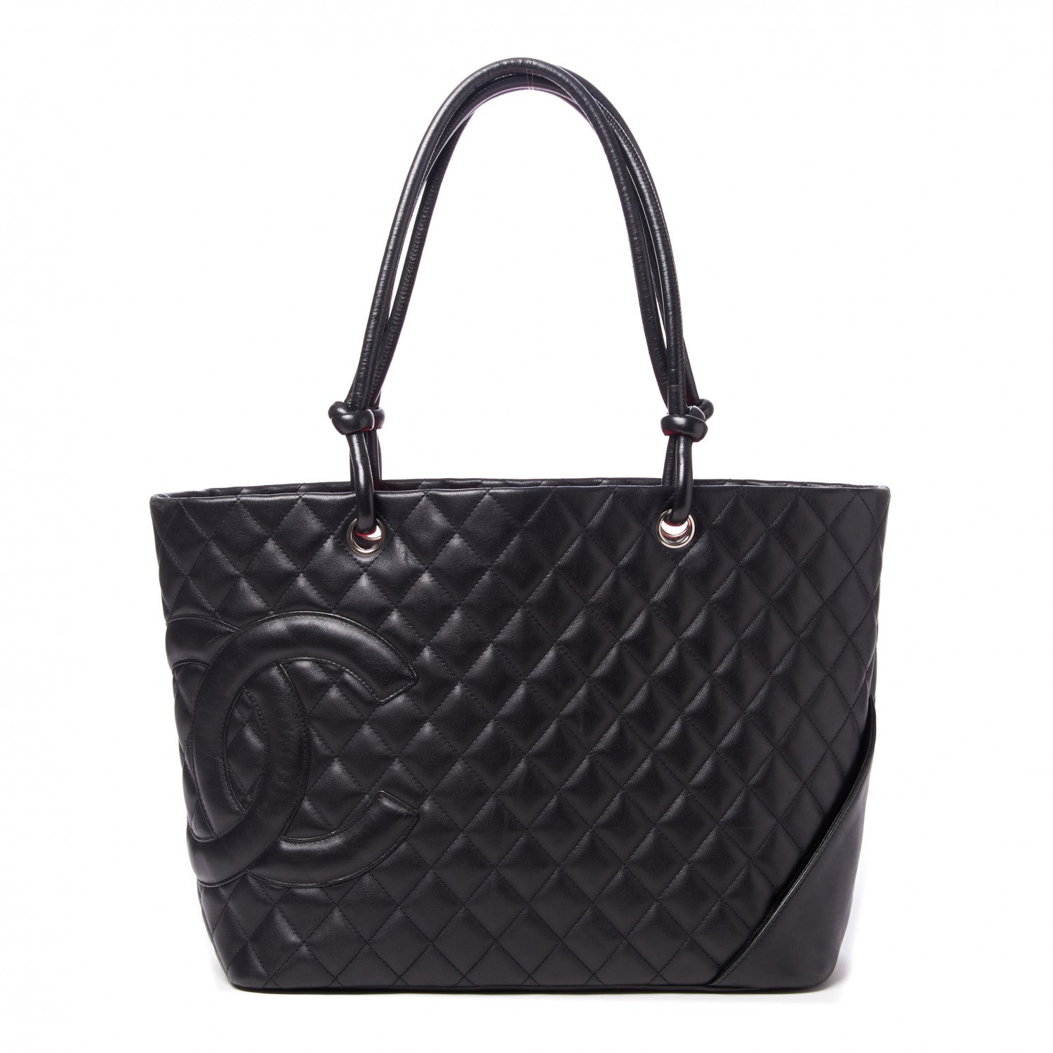 Chanel Calfskin Quilted Large Cambon Tote Black 1 of 8