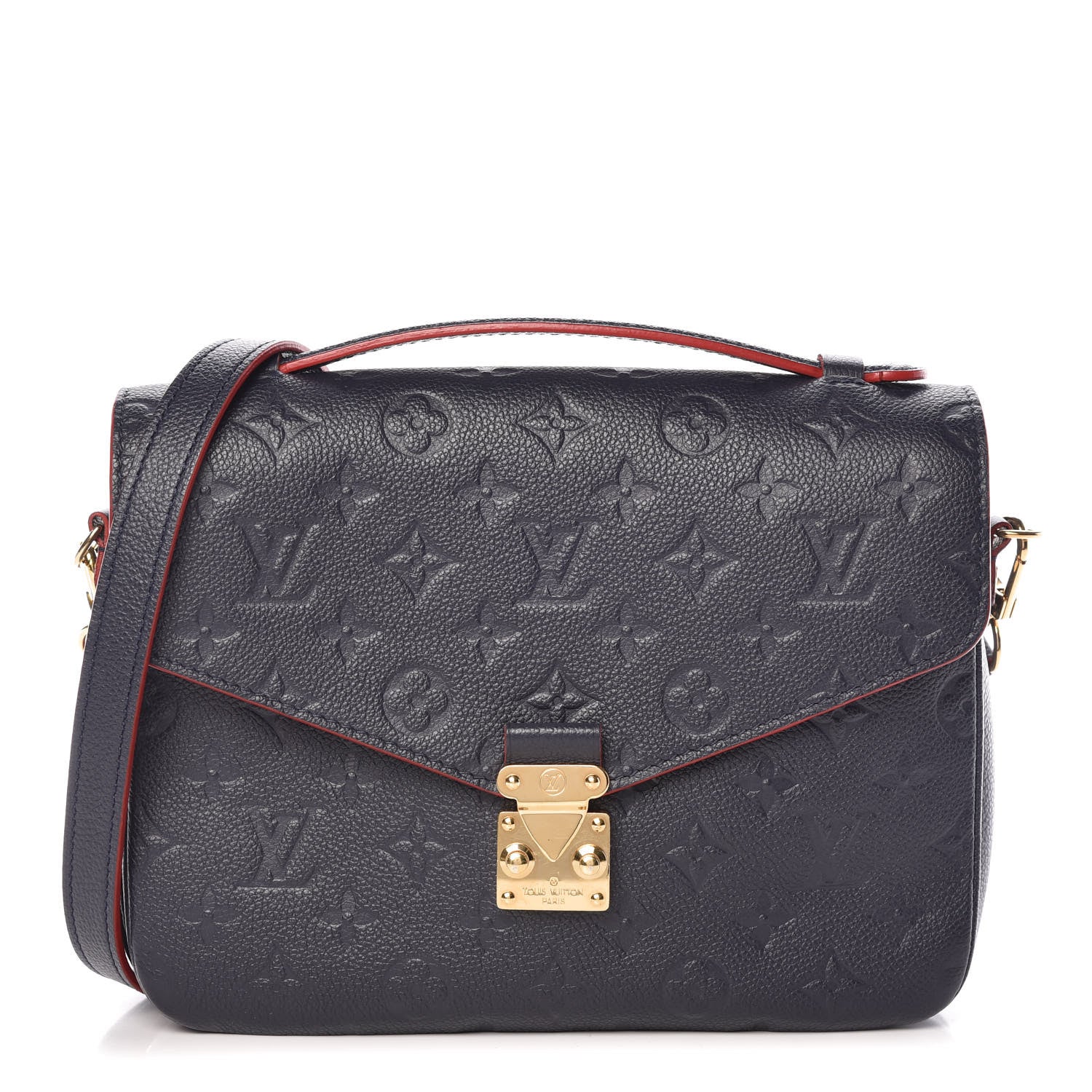 Louis Vuitton Empreinte Pochette Metis Marine Rouge 1 of 10