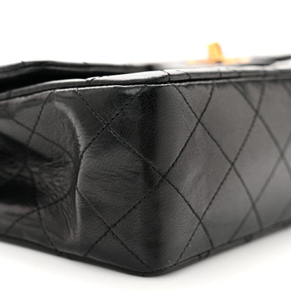 Chanel Lambskin Quilted Small Double Flap Black 9 of 12