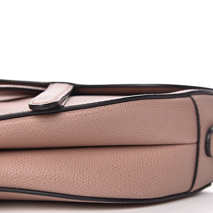 Christian Dior Grained Calfskin Saddle Bag Pink 11 of 14