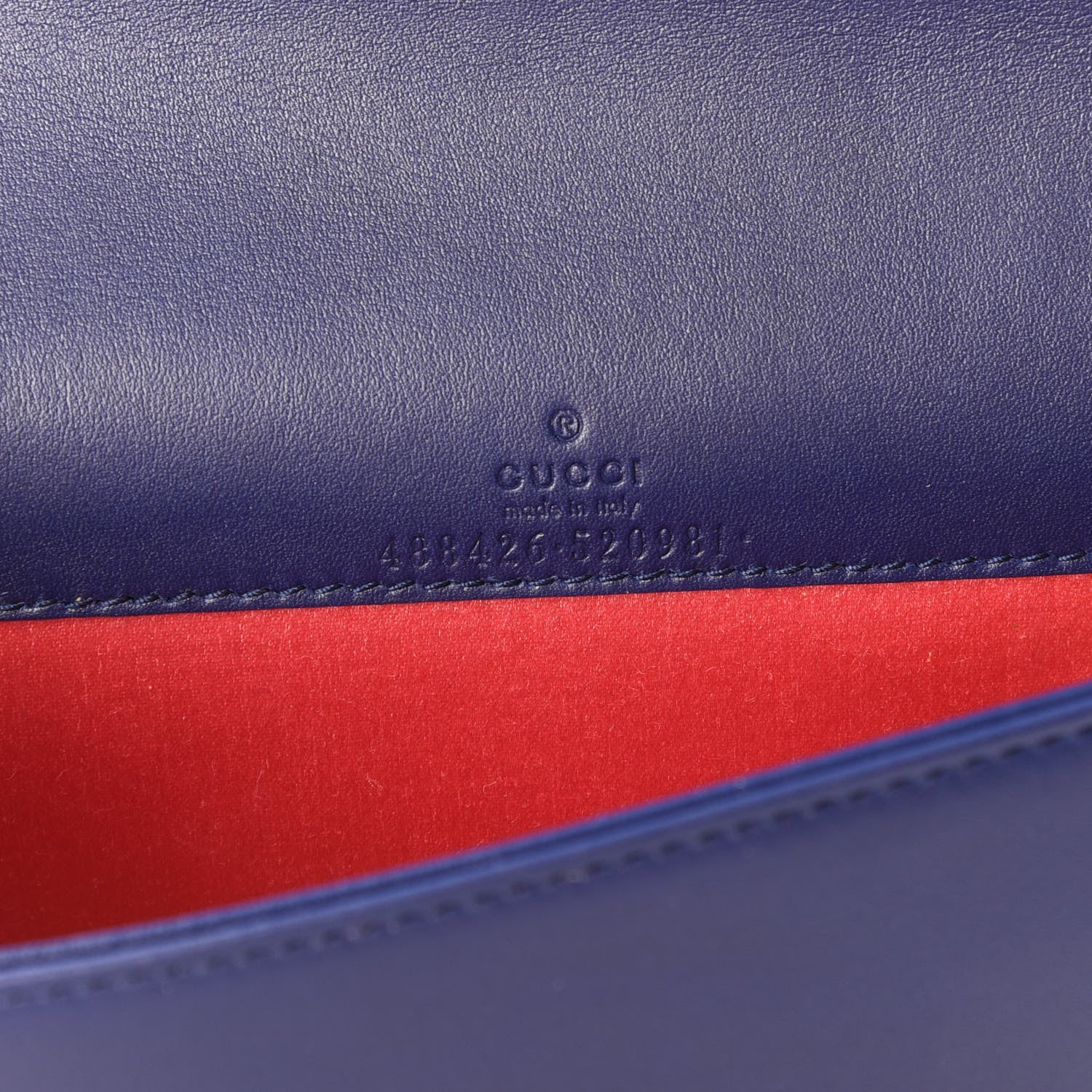 Gucci Velvet Matelasse GG Marmont Mini Bag Cobalt Blue 7 of 8