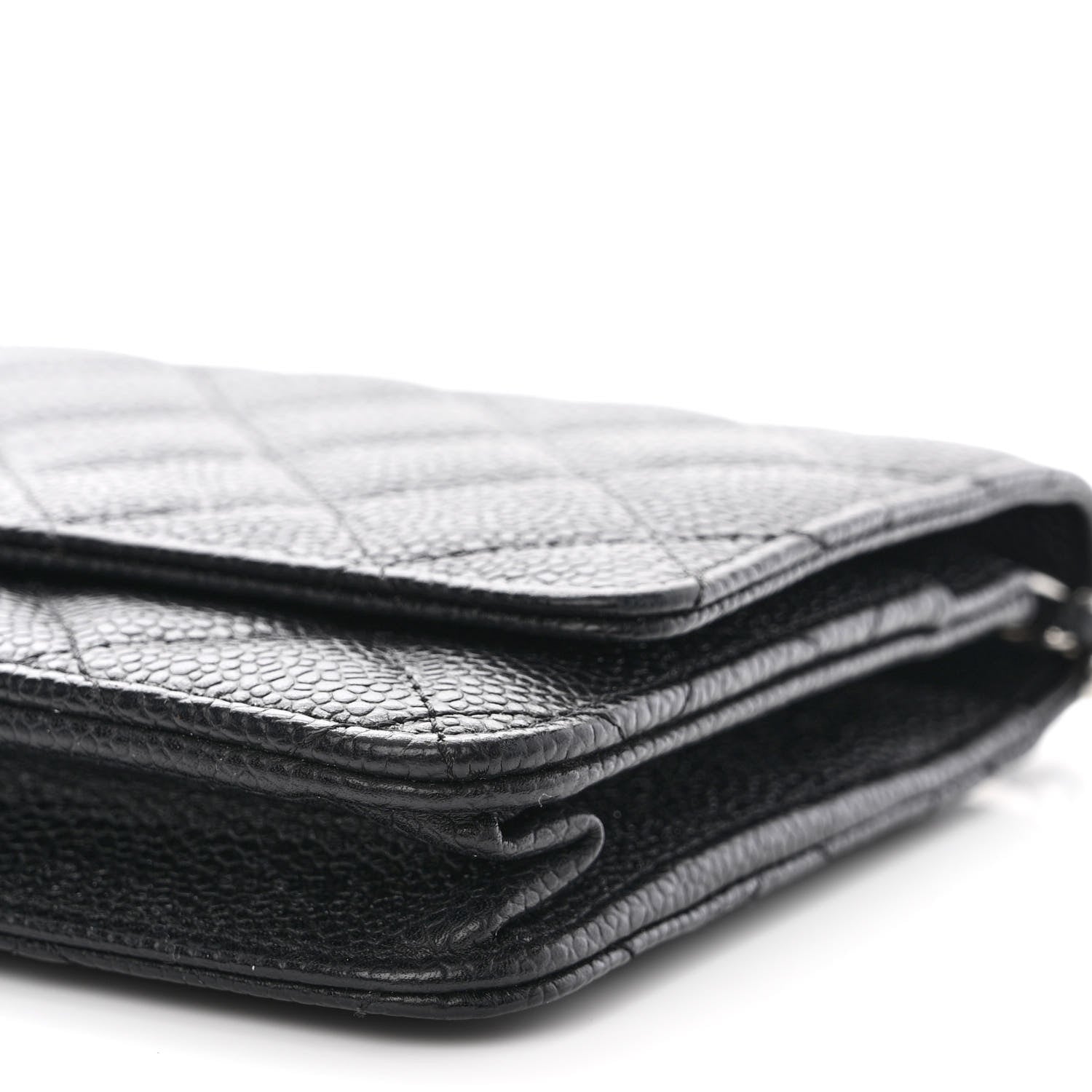 Chanel Caviar Quilted Wallet on Chain WOC Black 11 of 13